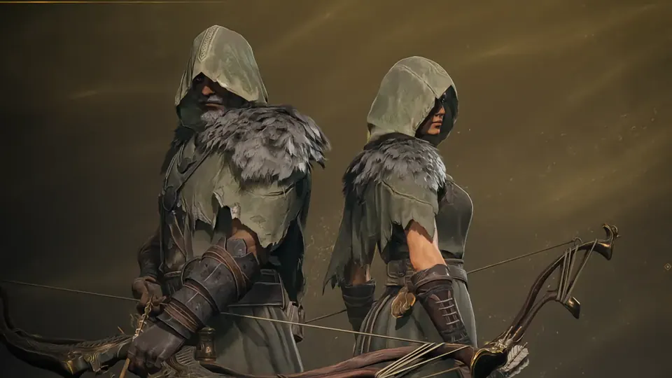 Blackarrow character models in Mistfall Hunter