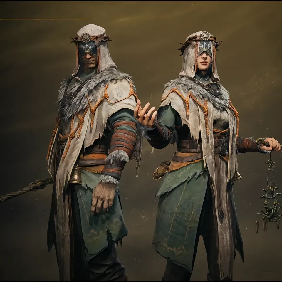 Seer character models in Mistfall Hunter